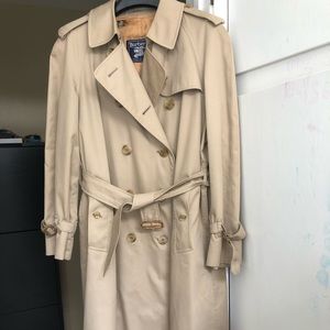 Vintage Burberry trench coat with wool liner, 14